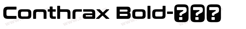 Conthrax Bold字体转换